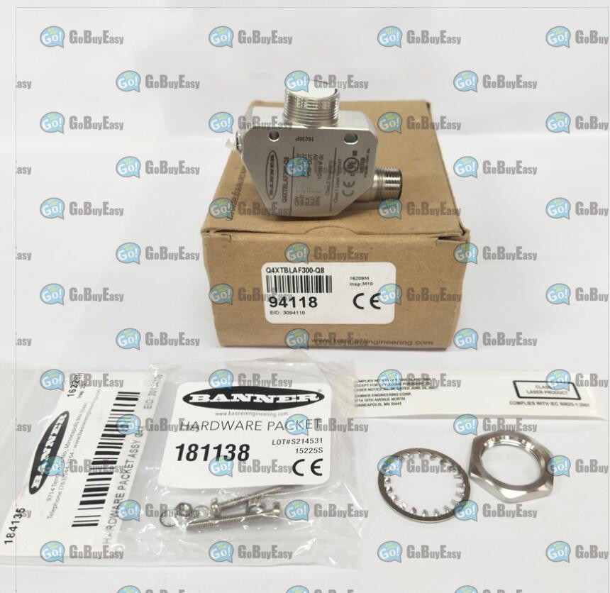 1x New Q4XTBLAF300-Q8 BANNER sensor Photoelectric switch