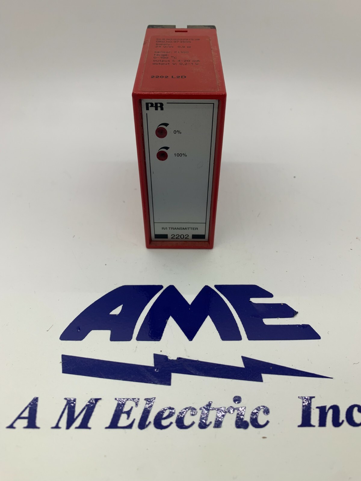 PR ELECTRONICS 2202 R/I TRANSMITTER (A-2)