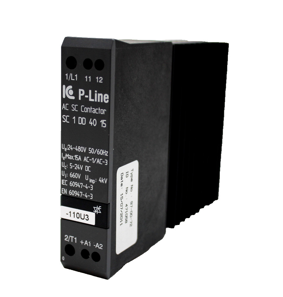 IC Electronics SC-1-DD-4015, 480V / 15A Contactor 1 Phase