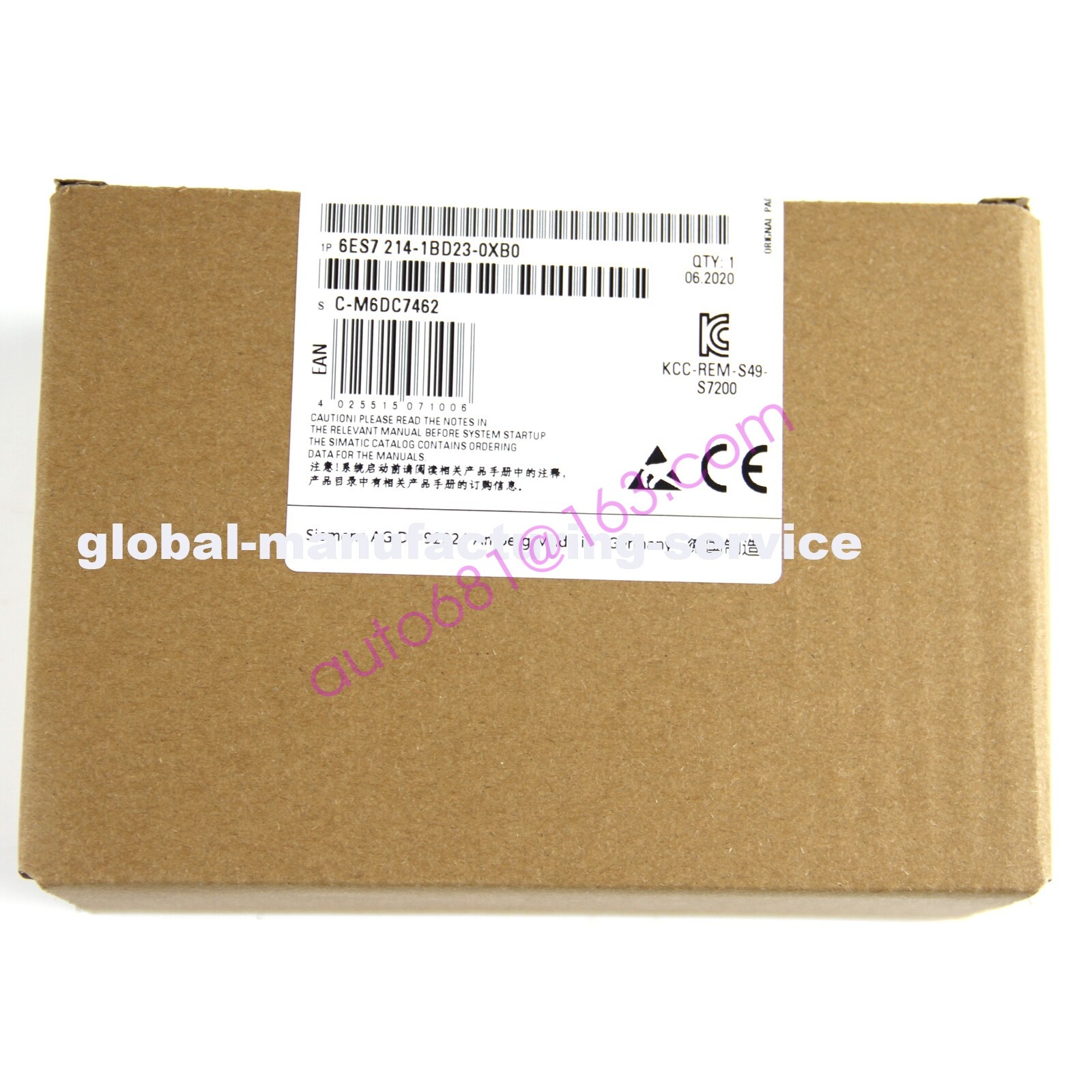 NEW SIEMENS 6ES7 214-1BD23-0XB0 6ES7214-1BD23-0XB0 CPU Module Made In Germany