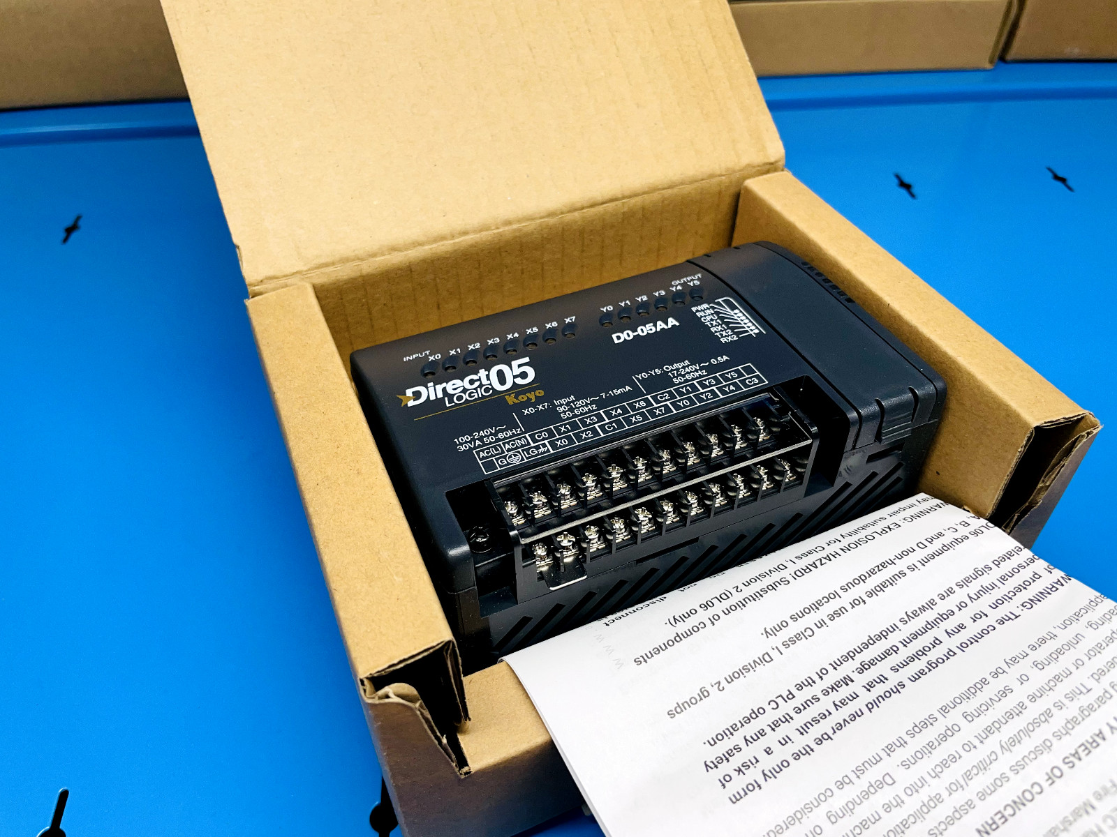 Automation Direct D0-05AA PLC Processor 120-240 VAC