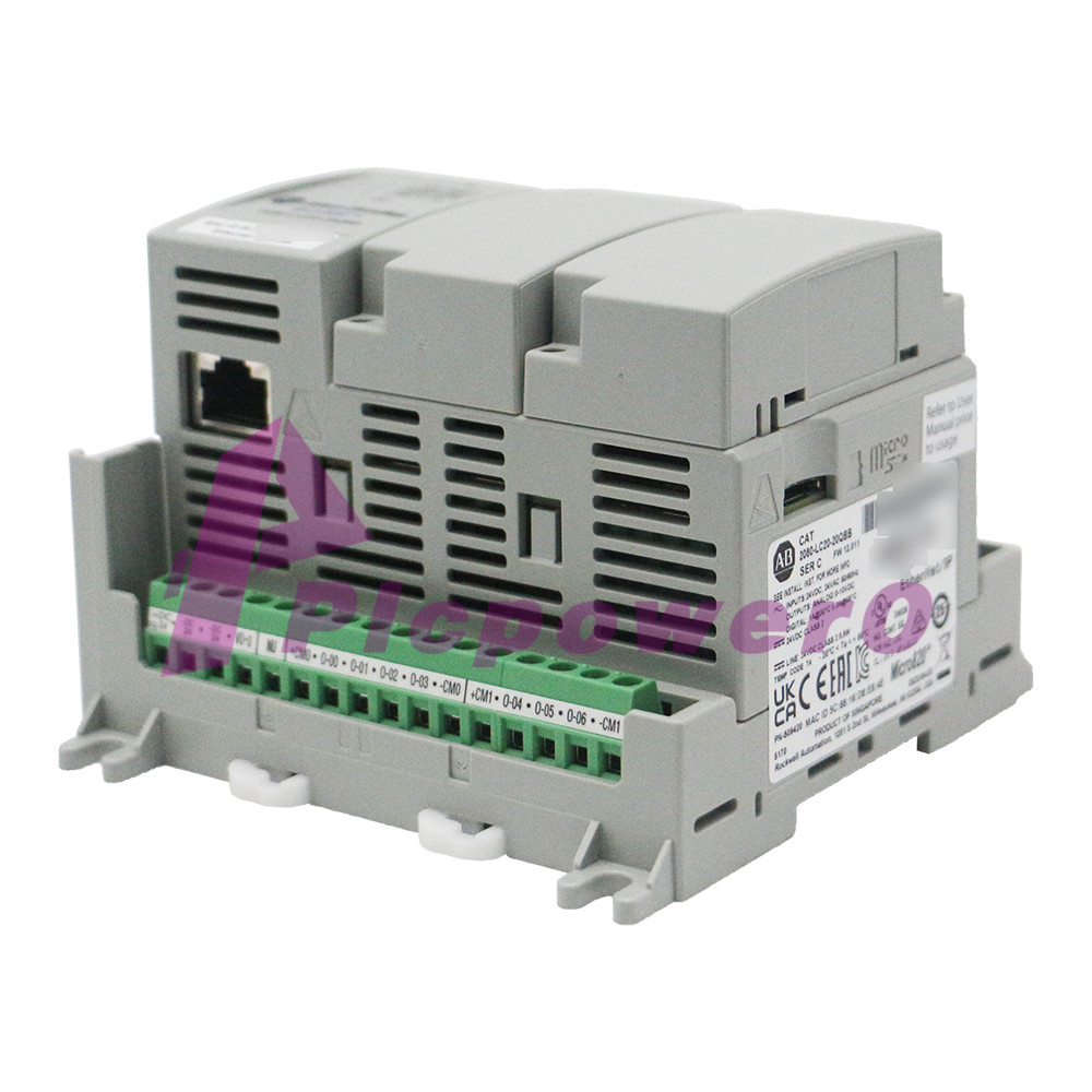 New Allen Bradley 2080-LC20-20QBB Micro820 20 I/O ENet/IP Controller