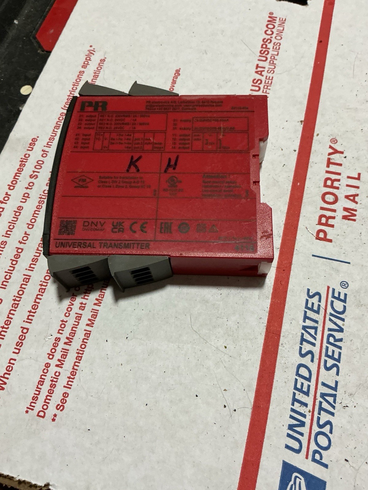 PR Electronics 4116 Universal Transmitter Signal Conditioner RTD In Univ Volt D1