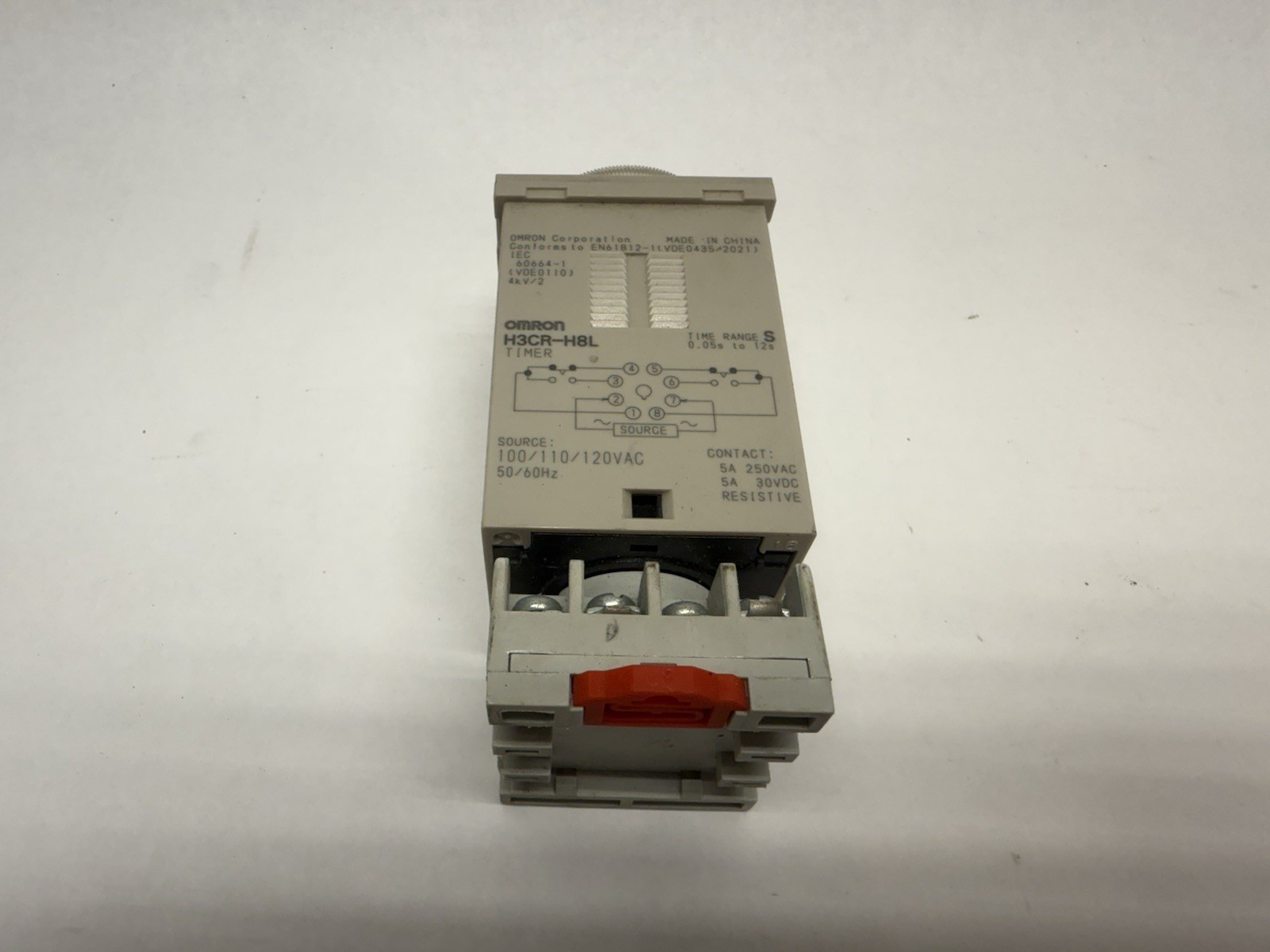 Omron H3CR-H8L Series Power OFF Delay Timer Relay With Base