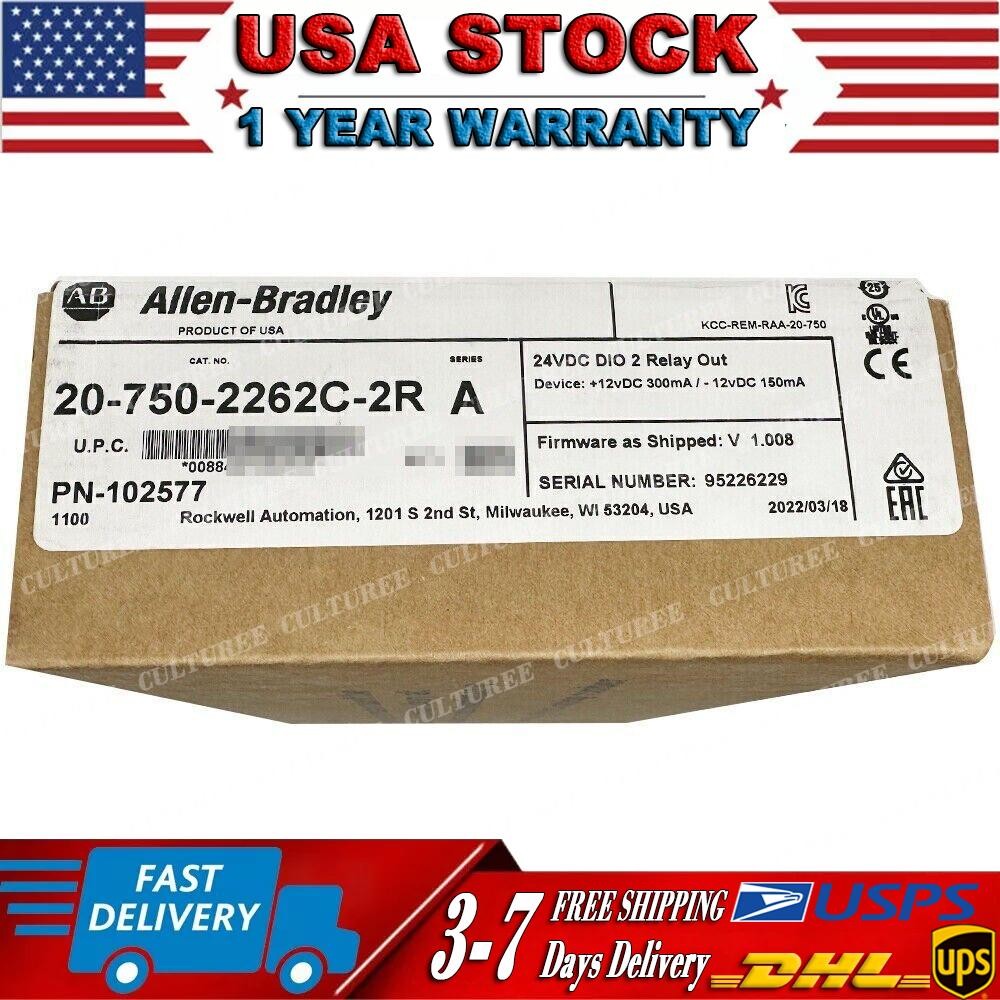 NEW AB 20-750-2262C-2R PowerFlex 750 24V DC IO Option Module US Free Tax