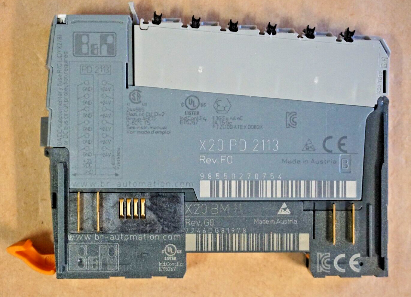B&R Automation X20PD2113 Potential Distributor Module X20 System X20 PD 2113
