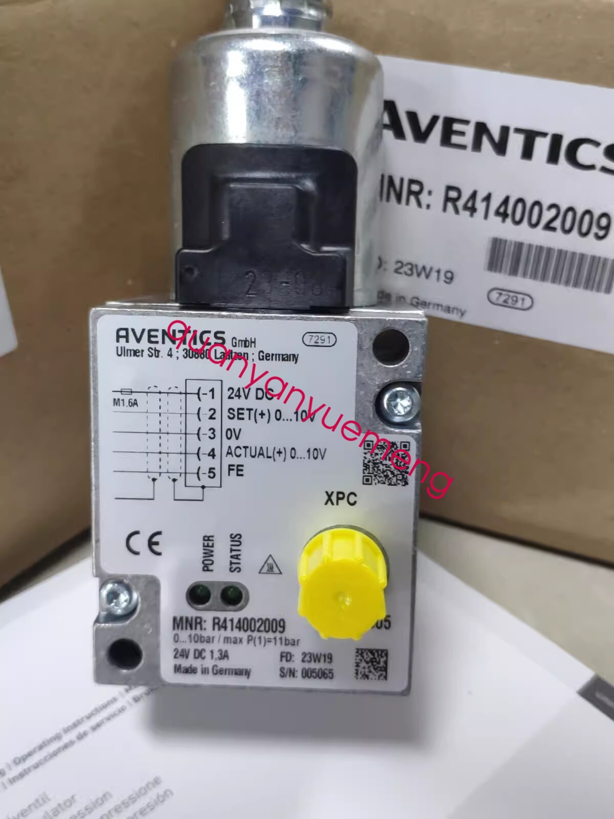 1pcs AVENTICS Pressure Regulating Valve R414002009 ED05 new via FedEx or DHL