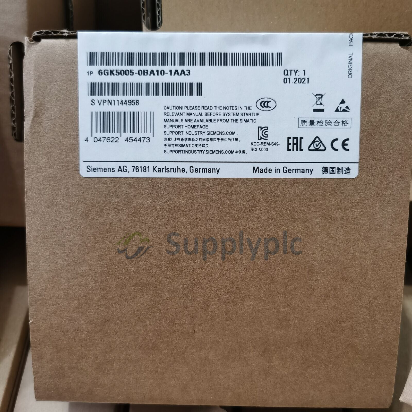 1PCS New Siemens 6GK5 005-0BA10-1AA3 6GK5005-0BA10-1AA3 In Box Expedited Ship