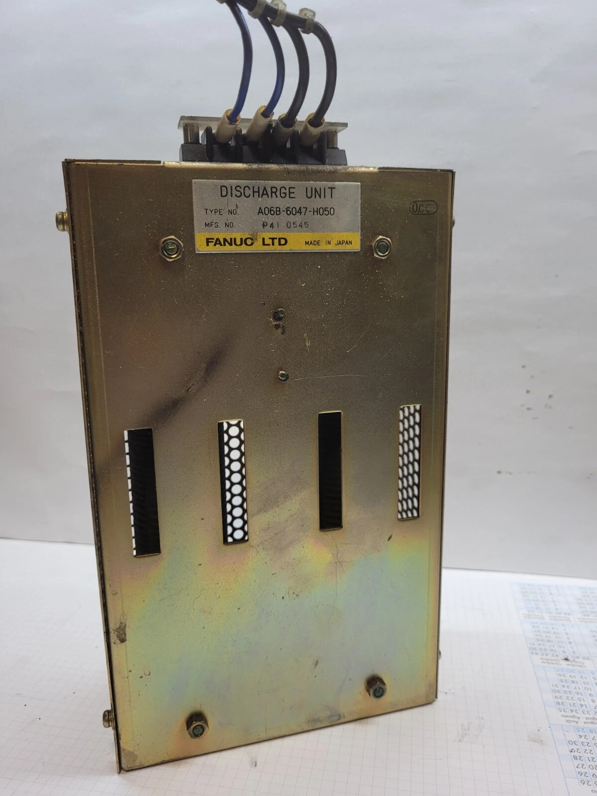 Fanuc Discharge Unit A06B-6047-H050