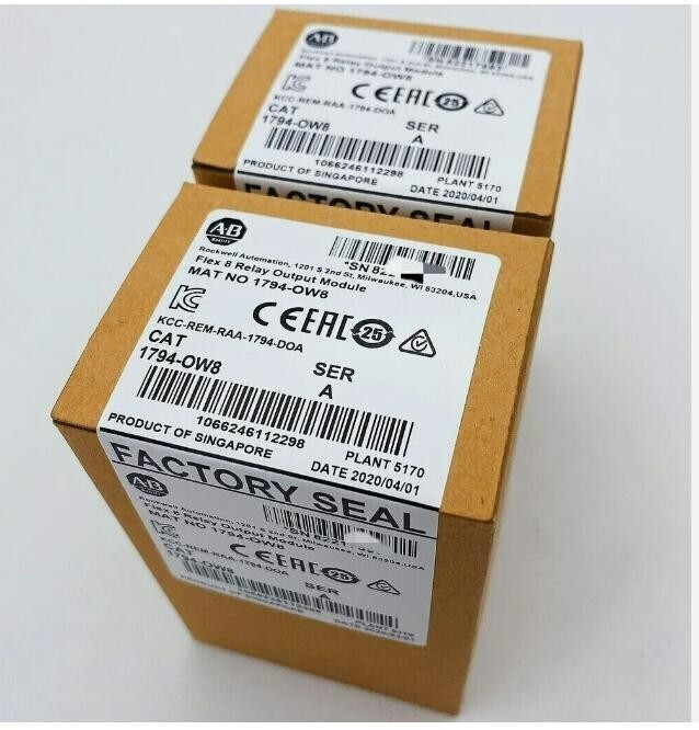 New In Box Allen-Bradley 1794-OW8 Flex 8 Point Relay Output Module 1794OW8