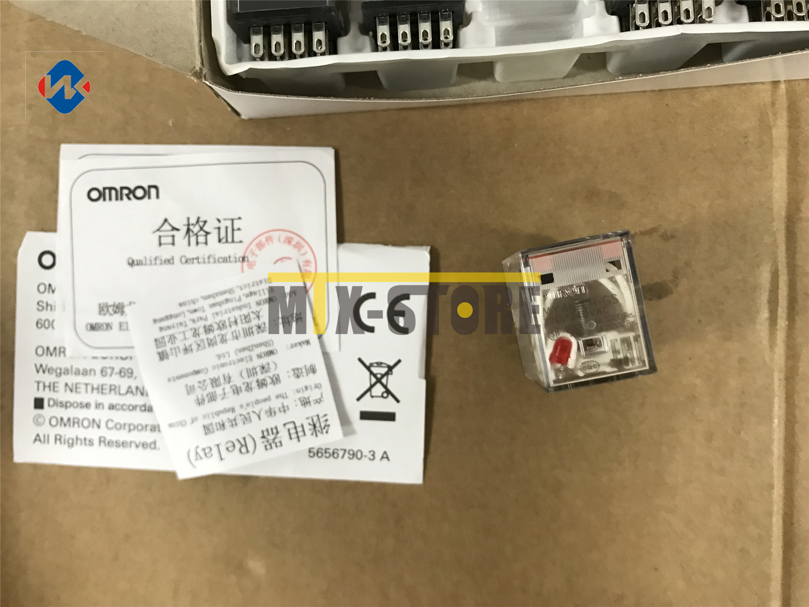 10pcs New Omron Relay MY4N-CR-GS replace MY4N-CR-J 220-240VAC