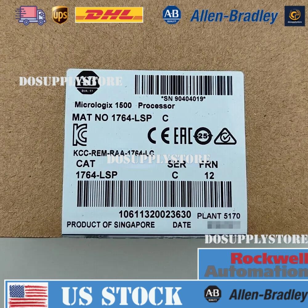 New Sealed Allen-Bradley 1764-LSP AB SER C MicroLogix 1500 Processor Module