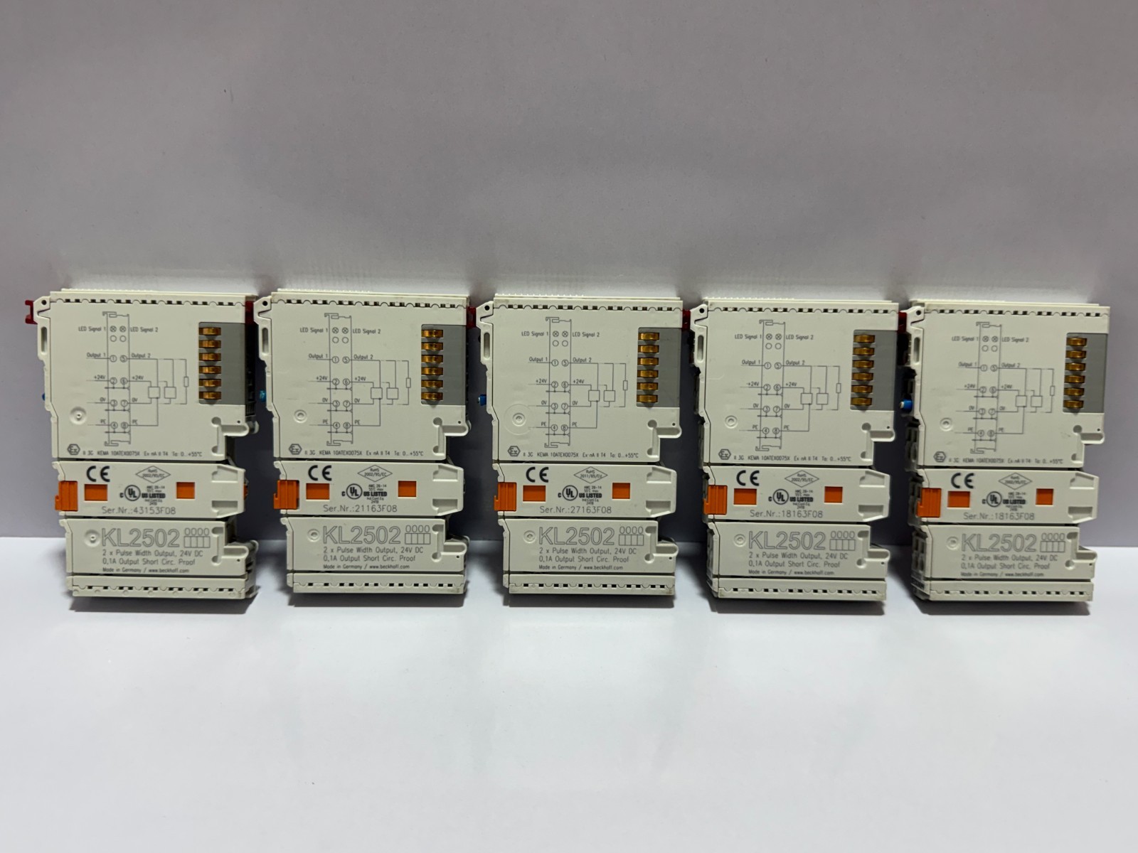 BECKHOFF KL2502 FAST SHIP BY FEDEX