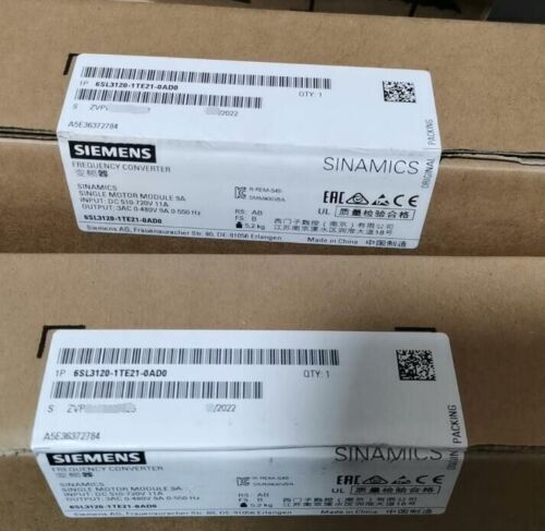 Siemens 6SL3120-1TE21-0AD0 Brand New High Quality Free Ship 6SL3 120-1TE21-0AD0