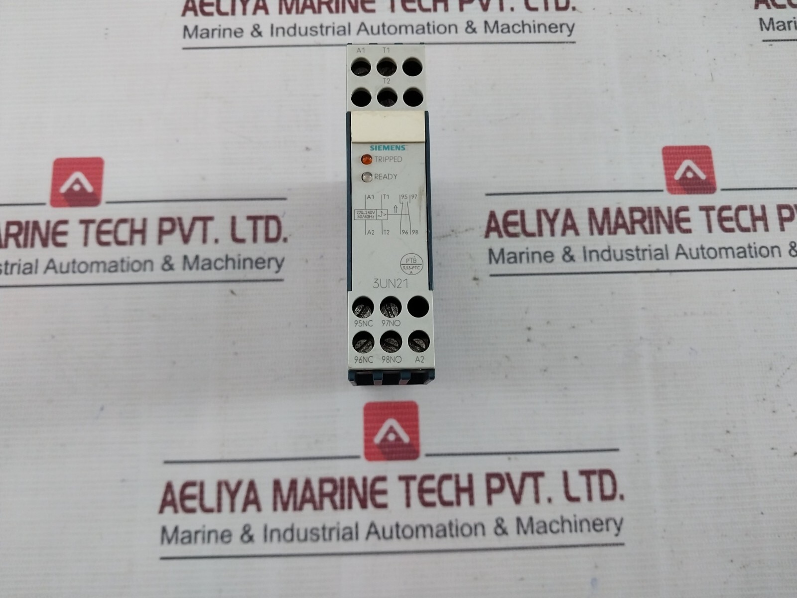 Siemens 3UN2100-0AN7 PTC Thermistor Tripping Unit 3UN21 50/60HZ TYP A