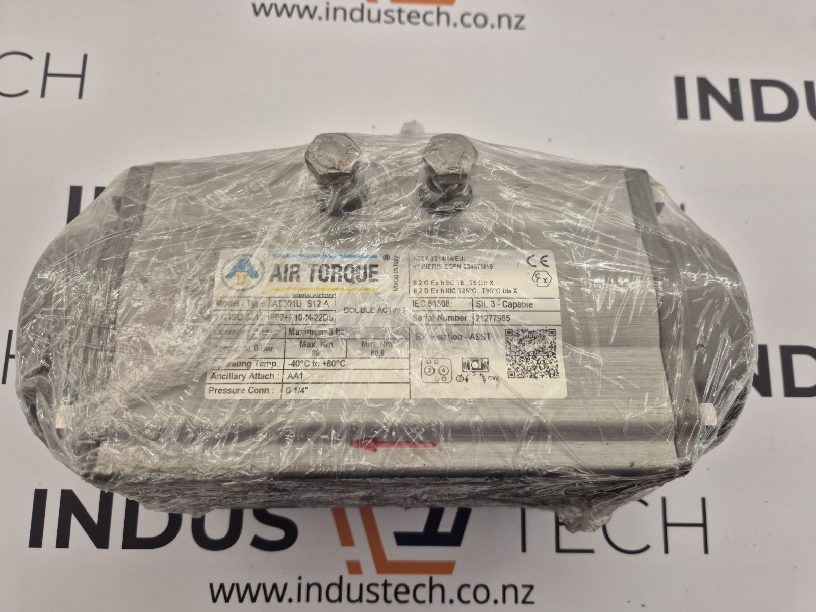 AIR TORQUE AT301U S12 A F07+F10-N-22DSPNEUMATIC ACTUATOR
