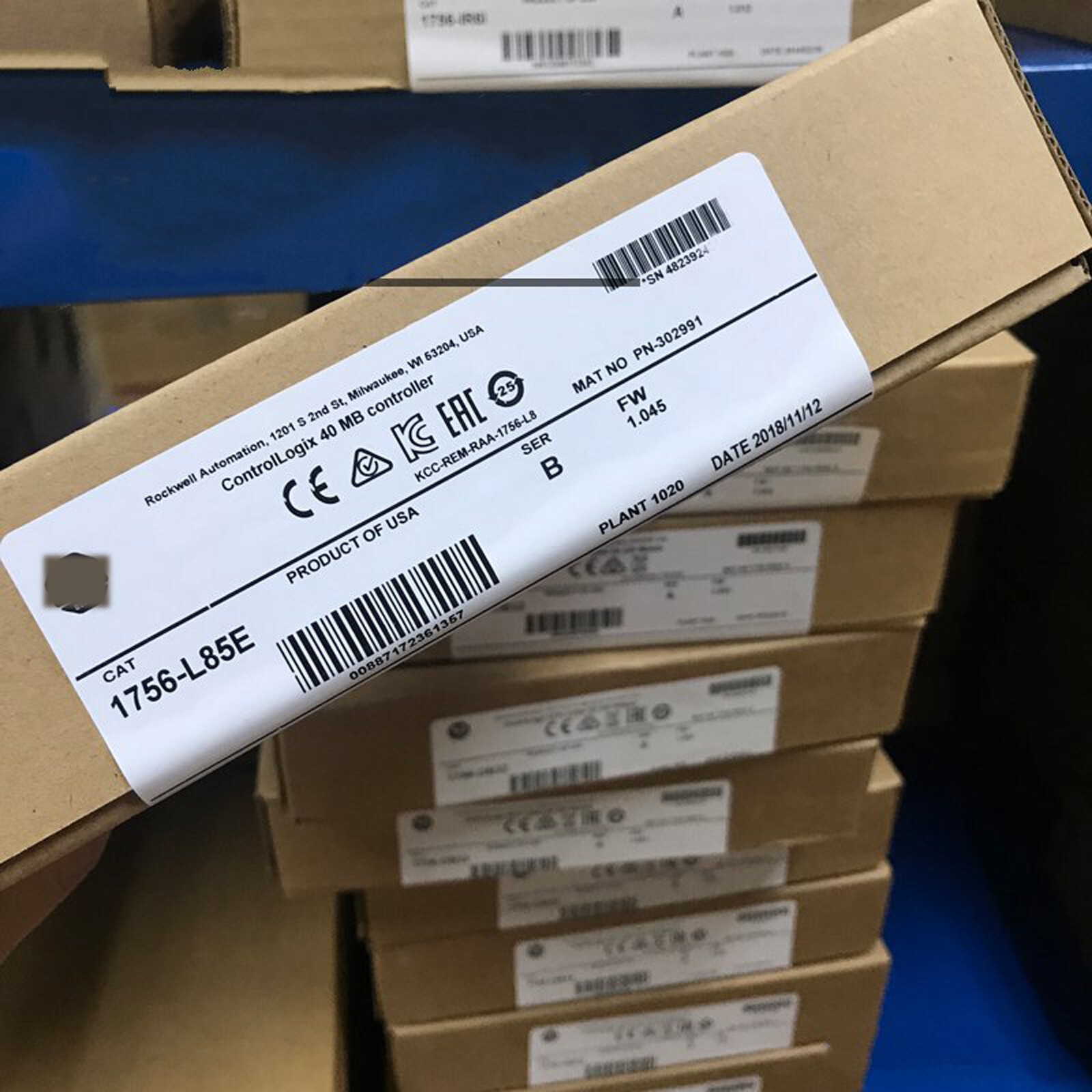 New AB 1756-L85E Processor control module Allen-Bradley 1756L85E US Free Tax