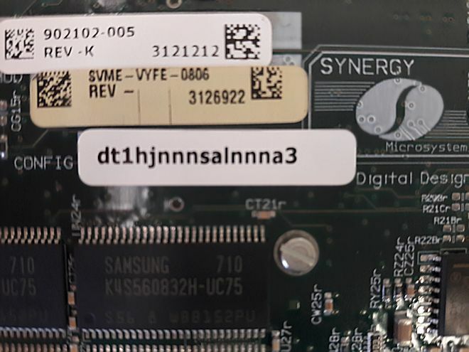 Synergy Microsystems SVME-VYFE-0806 Control Board -ESI 9xxx- Free Shipment