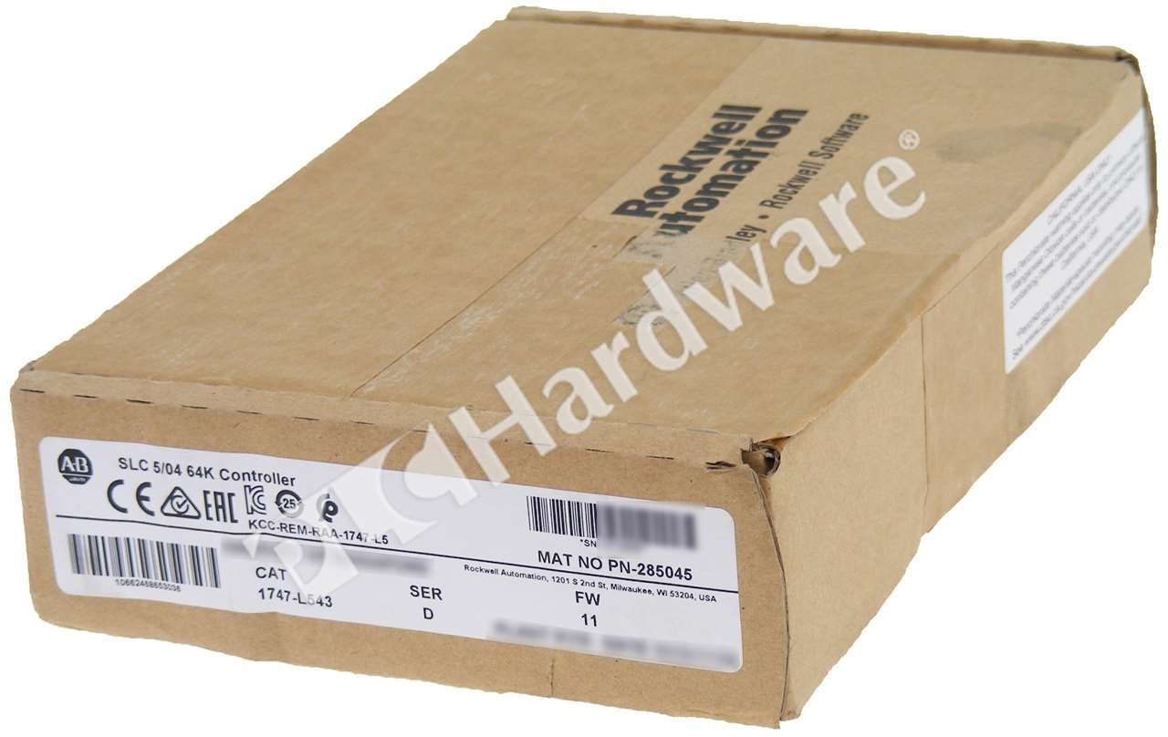 Open Pre-owned Allen Bradley 1747-L543 /D SLC 500 5/04 RS-232/DH+ Controller