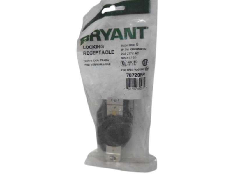 BRYANT 70720FR LOCKING RECEPTACLE NSMP