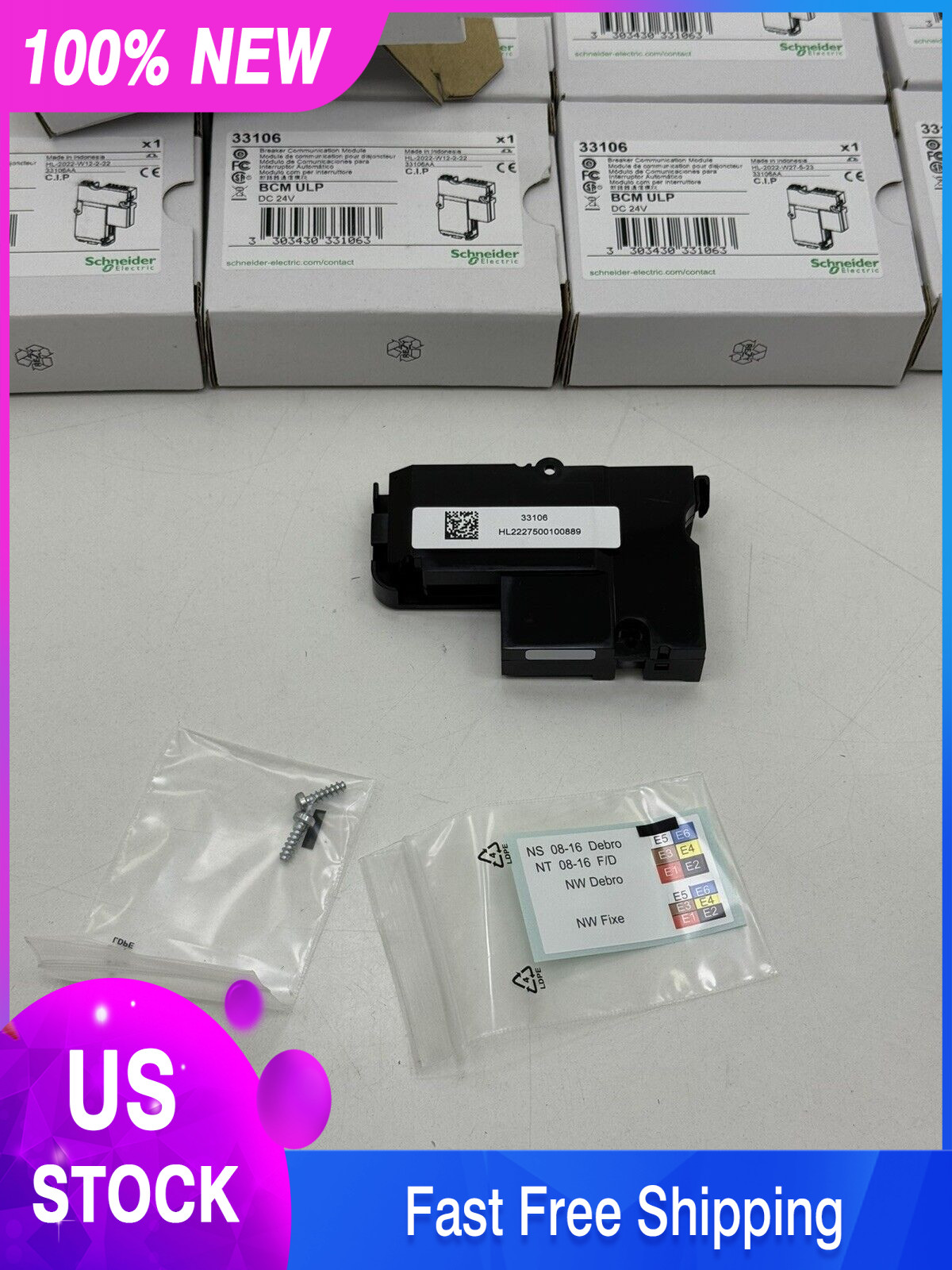 SCHNEIDER 33106 BCM ULP BREAKER COMMUNICATION MODULE FOR MASTERPACT NW , NT