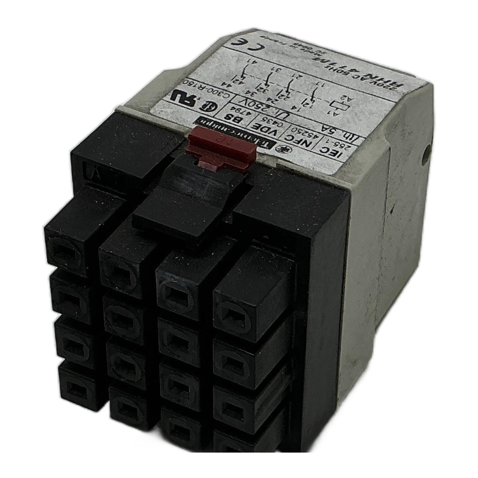 RHN411M 016286 SCHNEIDER ELECTRIC, Schneider Electric Plug-in Relay 220V AC 4…