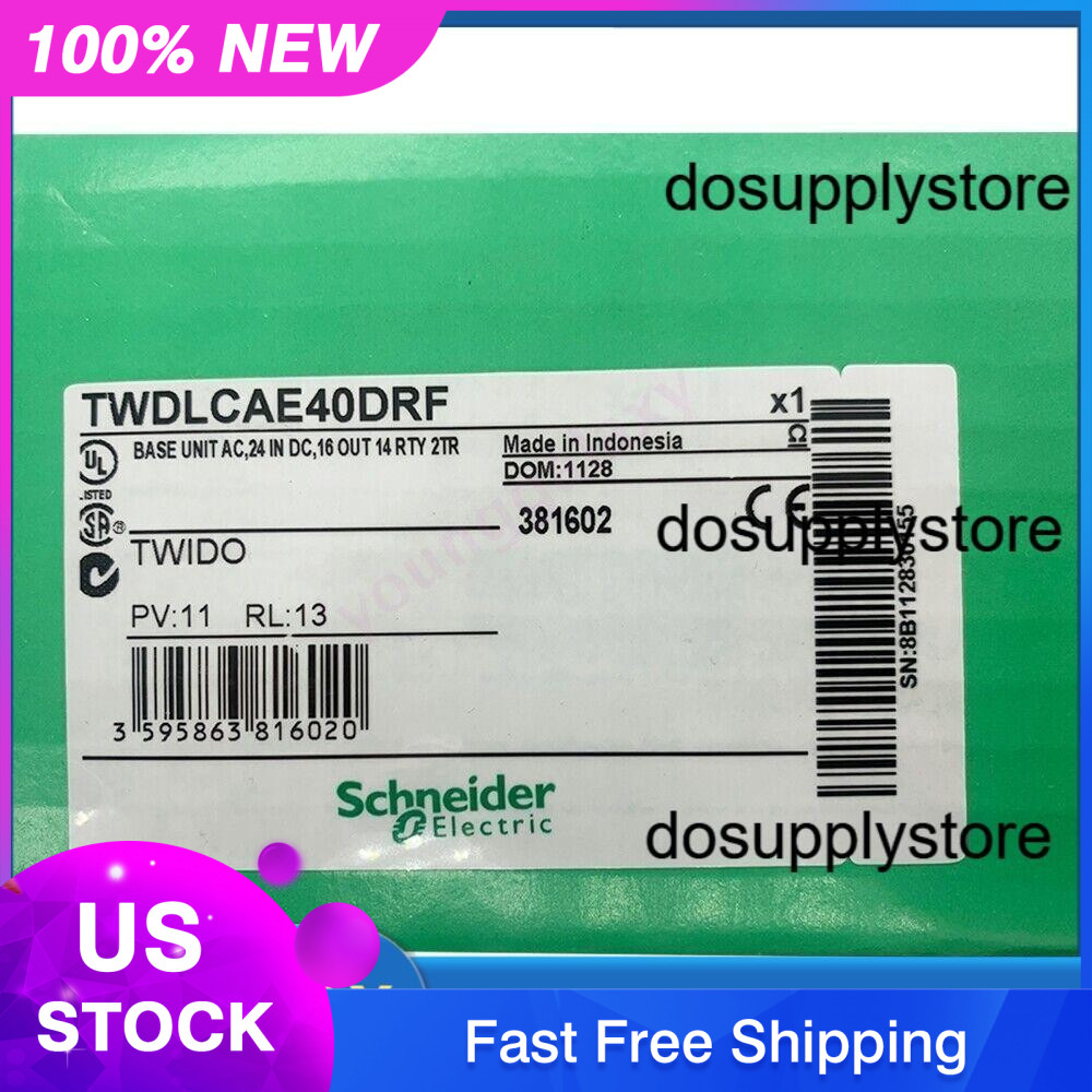TWDLCAE40DRF Twido PLC 24 In Programmable Logic Controller Base Unit US Free TAX