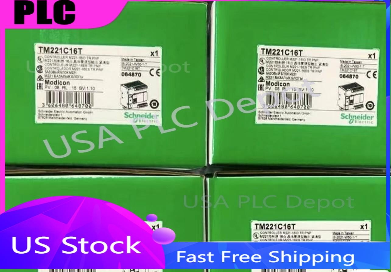 New Schneider TM221C16T PLC Module In Box Fast Ship 1PCS