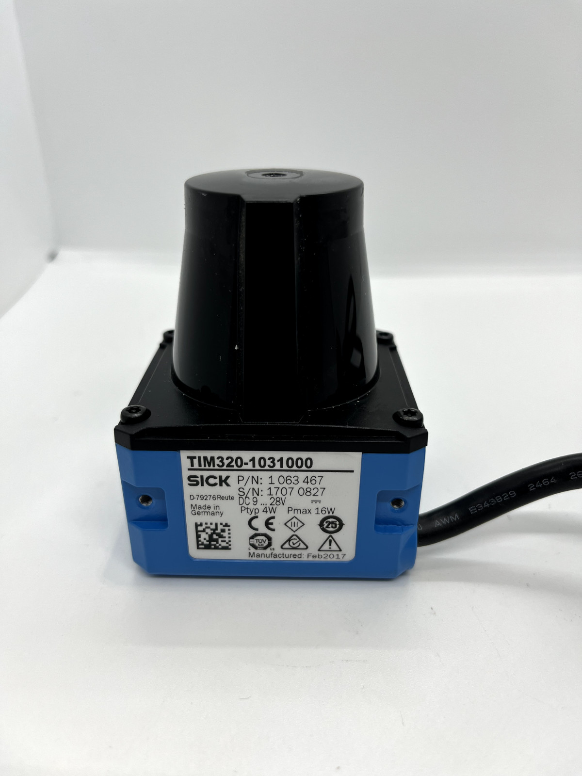 SICK TIM320-103100 1063467 Laser/Lidar Scanner w Bracket TIM320/TIM3XX (Ex-Uber)