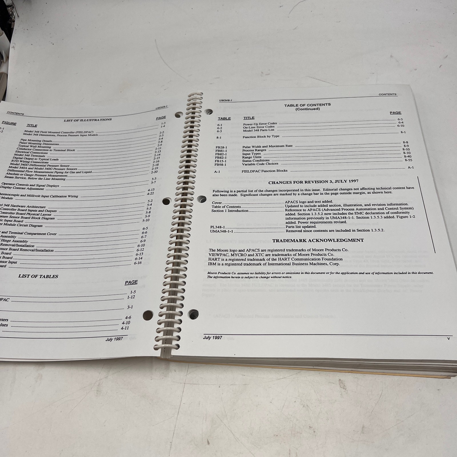 MOORE USER’S MANUAL APACS 348 FIELDPAC FIELD MOUNTED CONTROLLER GUIDE BOOK