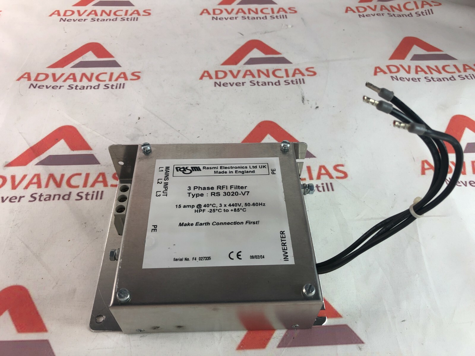 Rasmi Electronic 3 Phase RFI Filter, RS3020-V7, RS3020V7