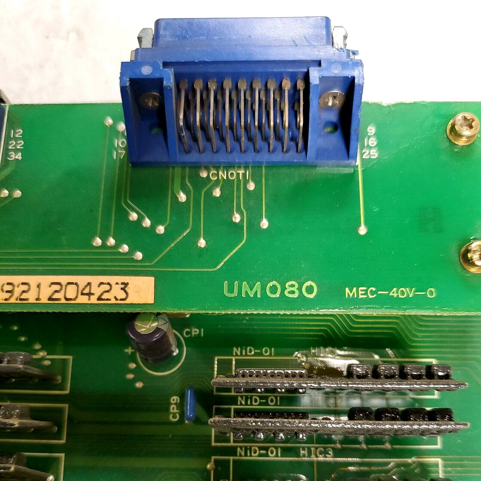 NACHI UM803-A MEC-40V-0 SERVO CONTROL MODULE UM803A + UM080