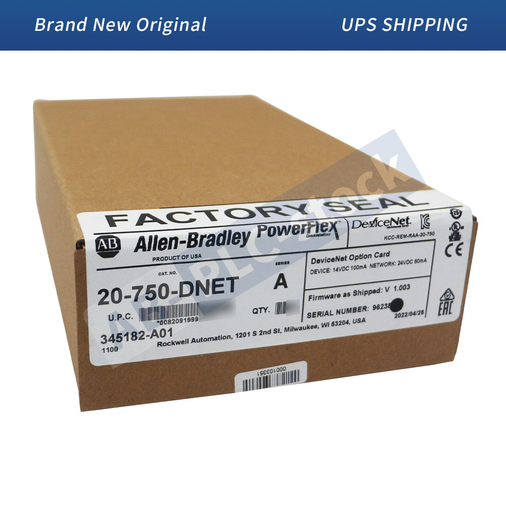 New Sealed 20-750-DNET Allen Bradley PowerFlex 750 DeviceNet Adapter