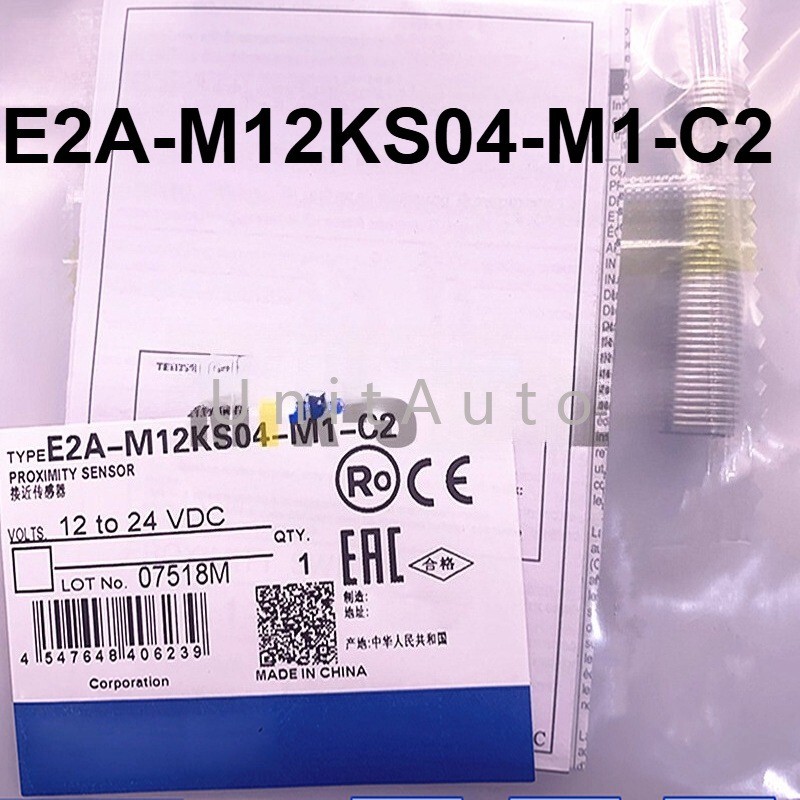 1 PCS Omron E2A-M12KS04-M1-C2 Brand New Inductive Proximity Sensor 10-32VDC 4mm