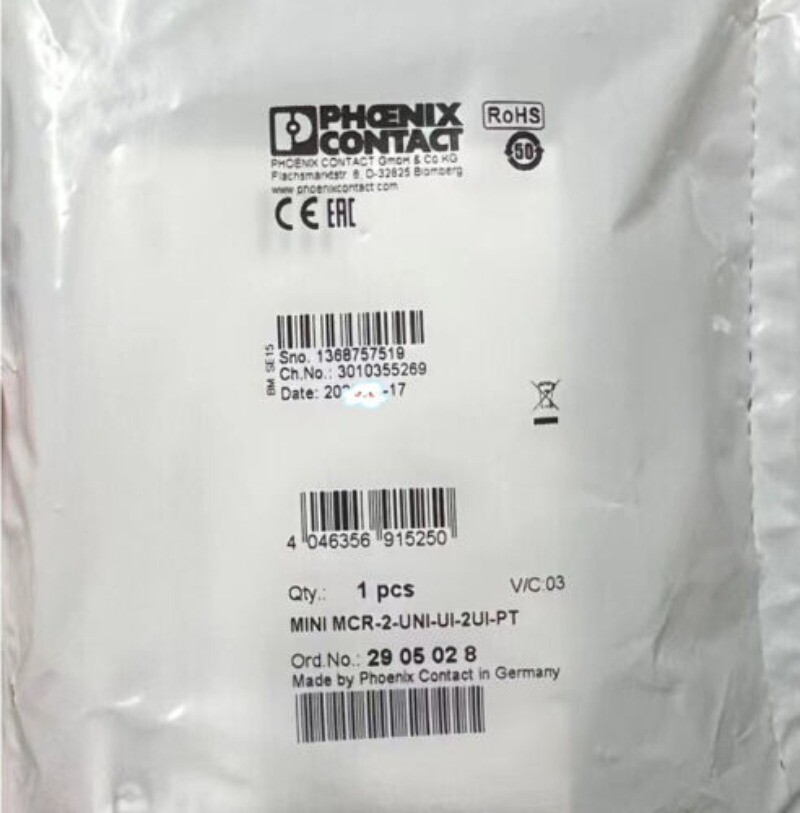 1pcs New Phoenix Contact Isolator MINI MCR-2-UNI-UI-2UI-PT 2905028