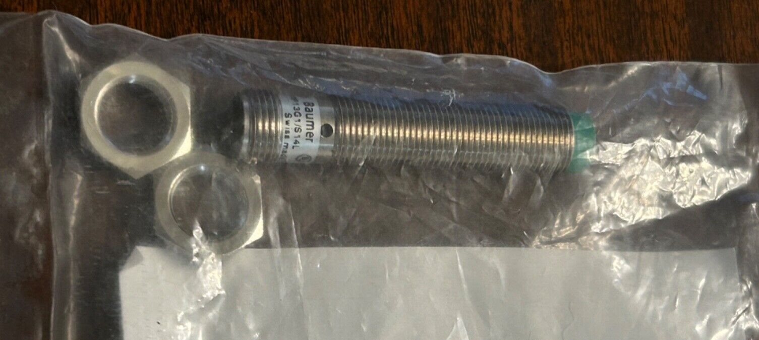 BAUMER IFRM 12P13G1/S14L INDUCTIVE PROXIMITY SWITCH, CYLINDRICAL, M12 NEW