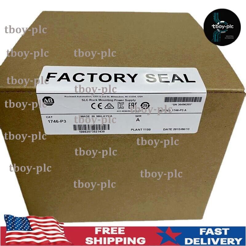 New Factory Sealed Allen Bradley 1746-P3 /A SLC 500 Power Supply Module 1746P3