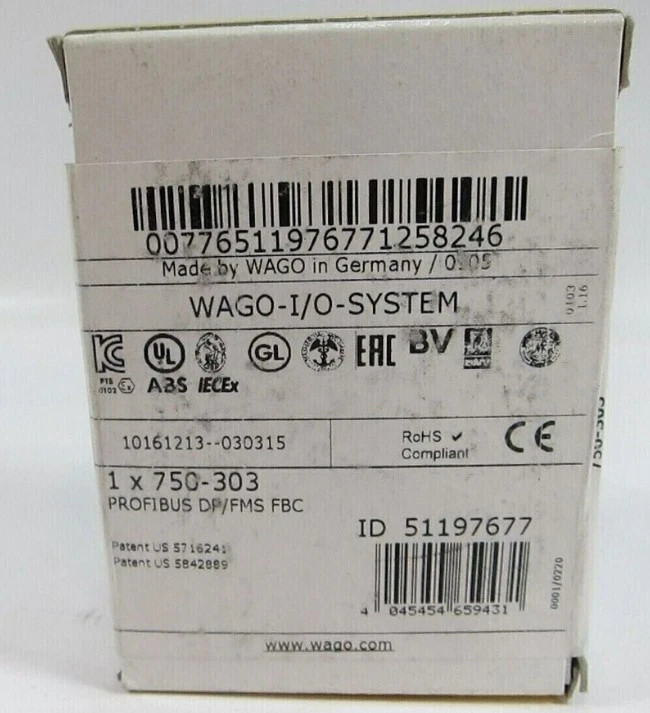 New In Box WAGO 750-303 PLC Module 750-303 750 303