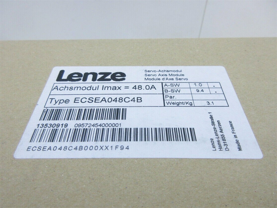ECSEA048C4B NEW LENZE ECSEA048C4B Servo Axis Module