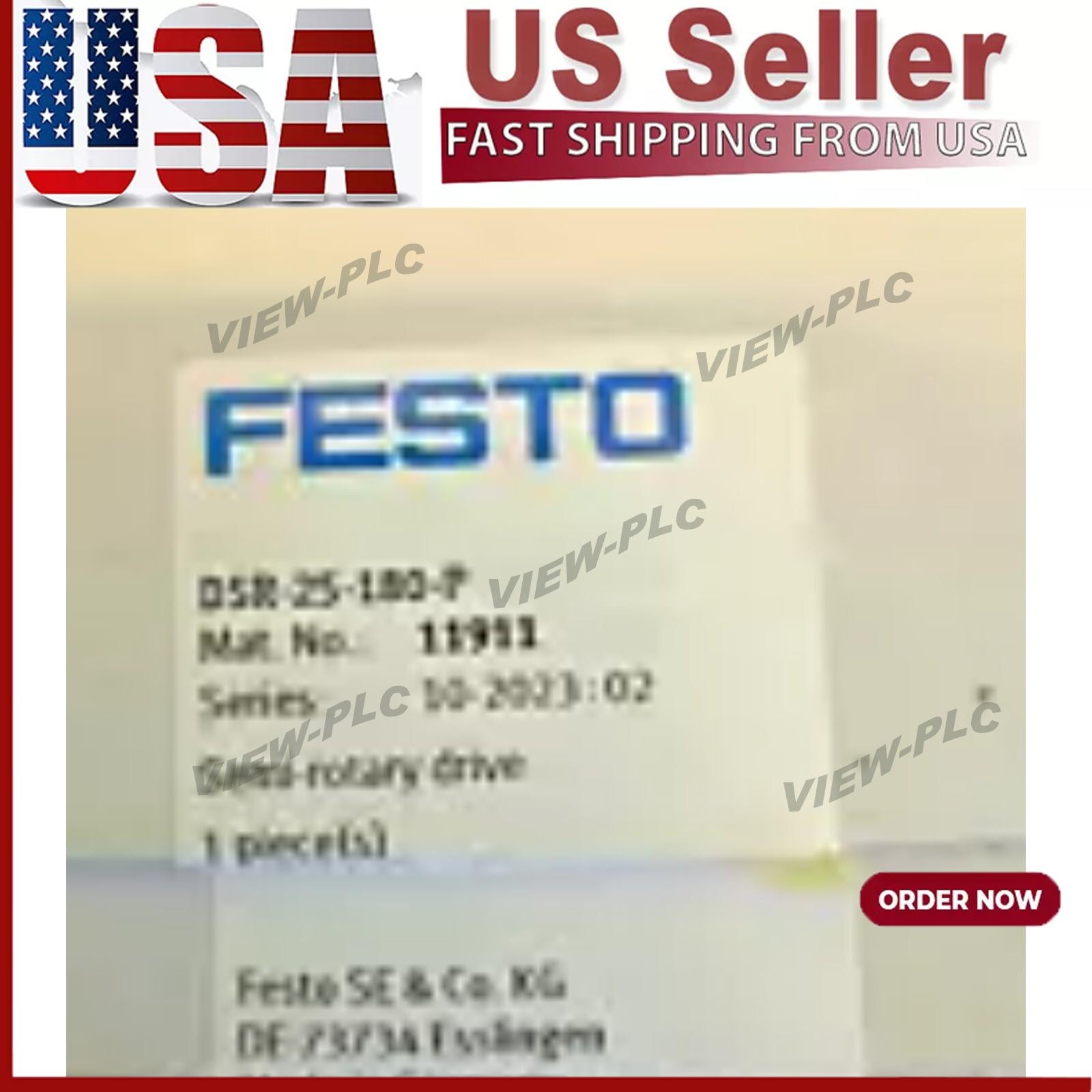 New DSR-25-180-P Festo 11911 Semi-rotary drive Fast Shipping