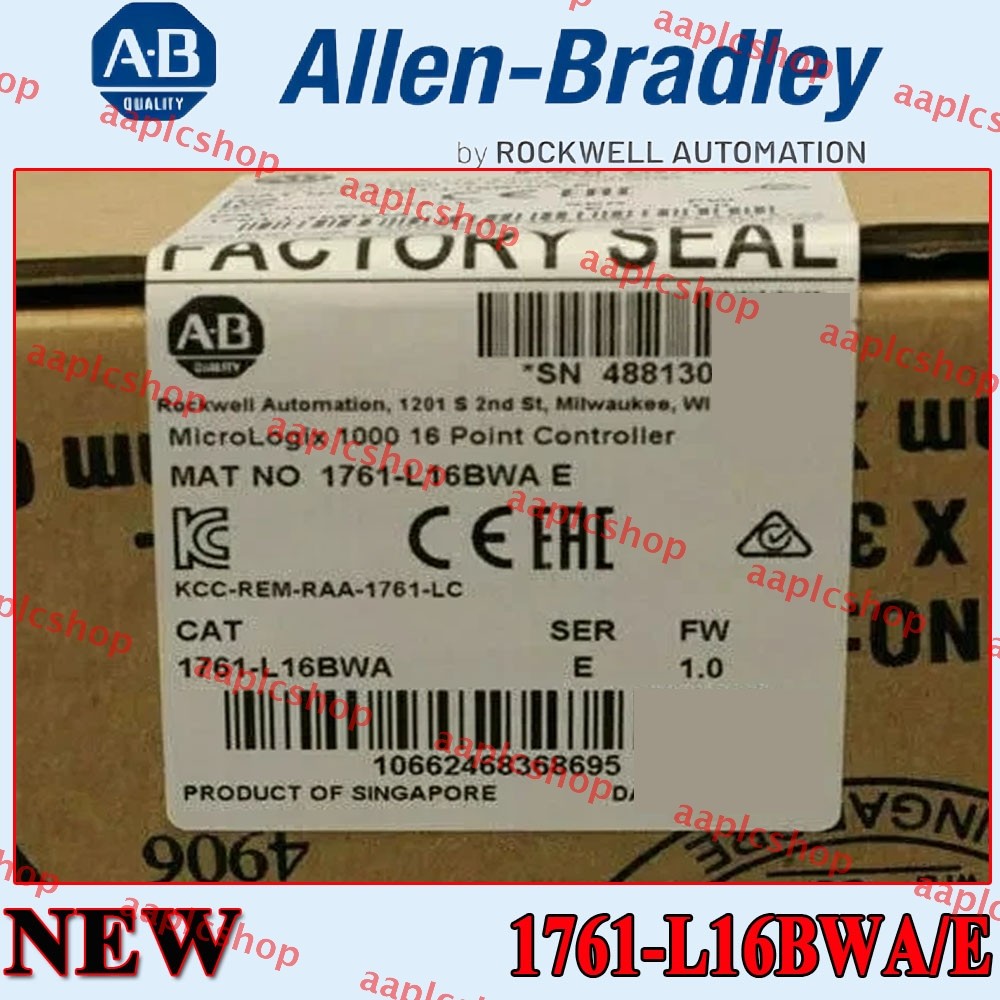 NEW PLC 1761-L16BWA/E MicroLogix 1000 16 Point Controller 1761L16BWA – NEW