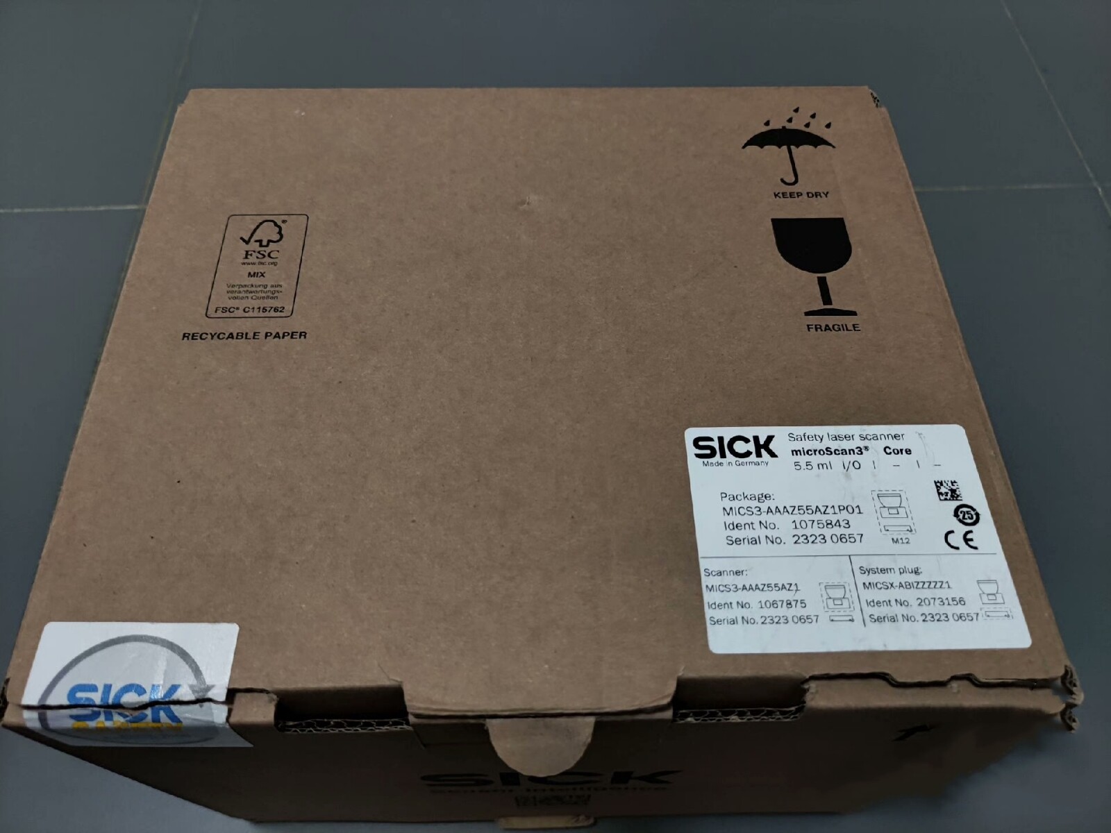 One Sick MICS3-AAAZ55AZ1P01 laser scanner New MICS3AAAZ55AZ1P01