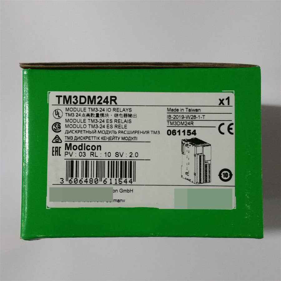 one New Schneider I/O Module TM3DM24R Fast Shipping