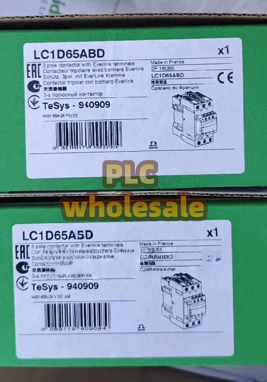1PCS New In Box SCHNEIDER LC1D65ABD Contactor 65A DC24V Fast Shipping