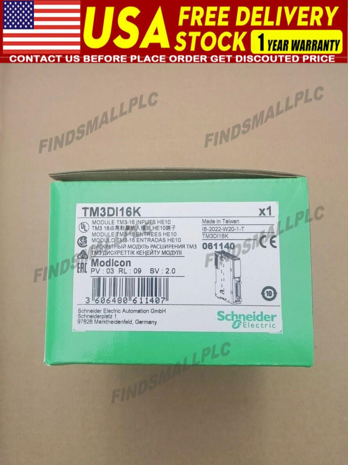 1PC NEW IN BOX TM3DI16K INPUT MODULE TM3DI16K FREE Fast SHIPPING US Free TAX