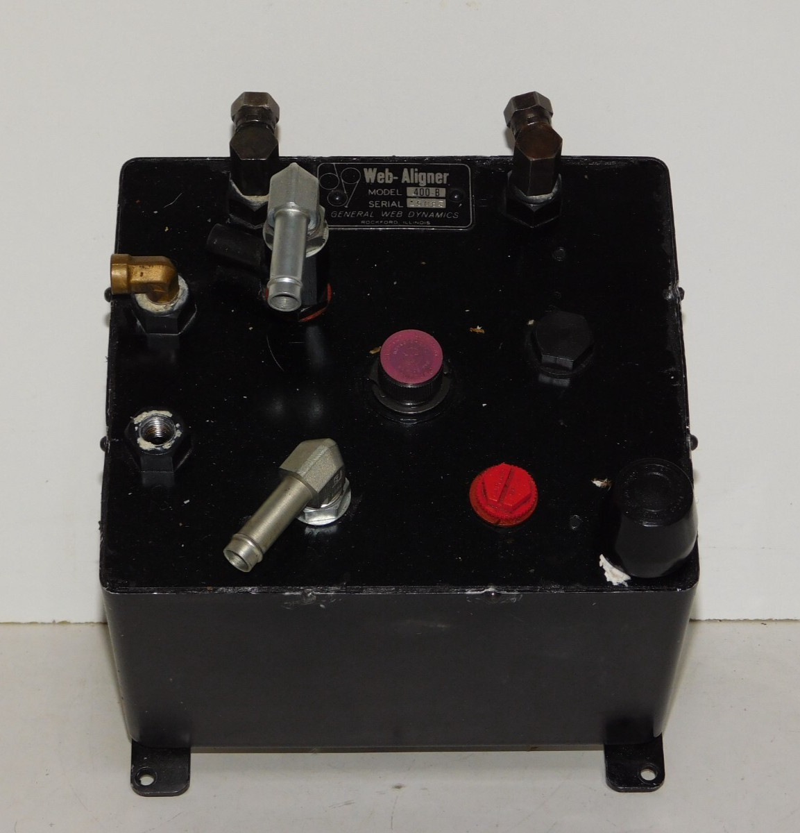 General Web Dynamics 400-B Web Aligner Hydraulic Tank Reservoir Unit Made in USA