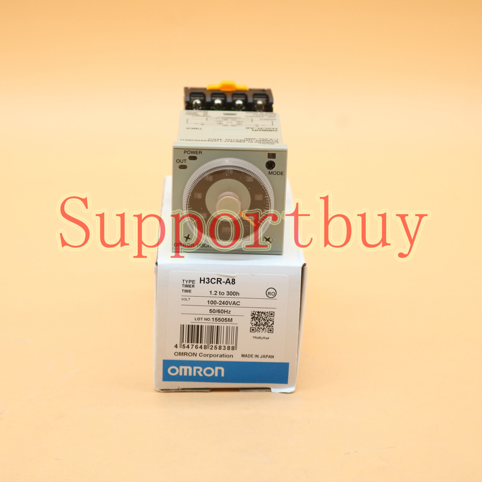New Omron H3CR-A8 Timer Modules 100-240VAC 50/60HZ H3CRA8