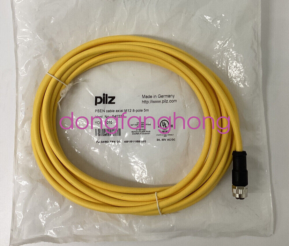 Pilz 540320 Cable Cordset M12 8-pole 5M NEW FedEx or DHL or UPS