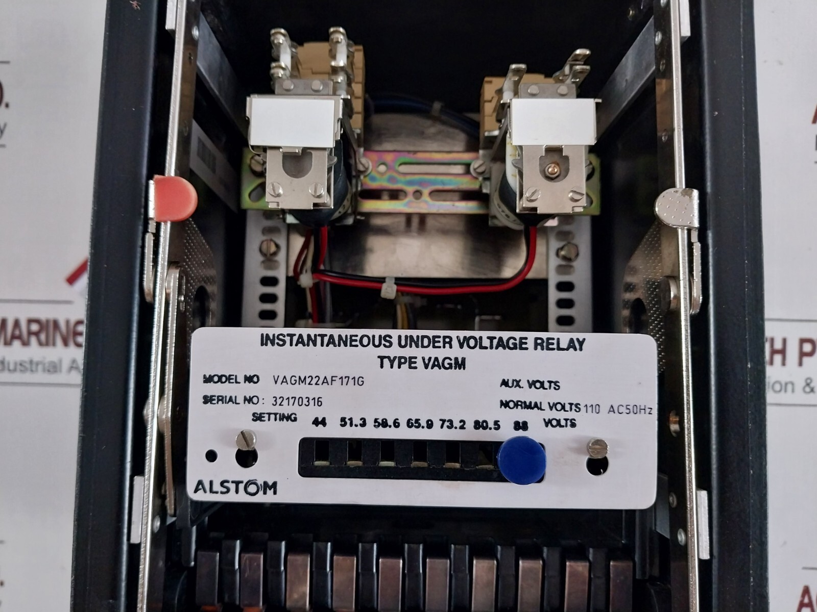 Alstom vagm22af171g instantaneous under voltage relay