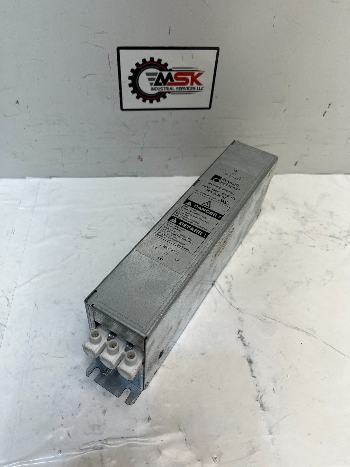 Rexroth Indramat NFD03.1-480-030 In-line Filter
